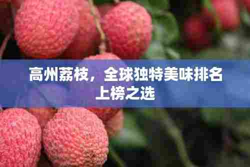 高州荔枝,全球独特美味排名上榜之选