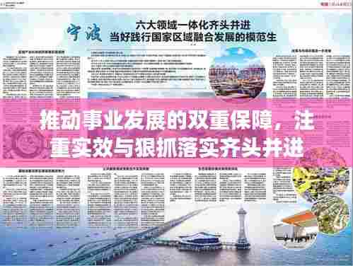 推动事业发展的双重保障，注重实效与狠抓落实齐头并进