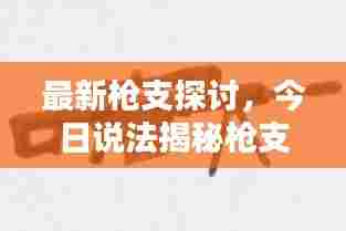 最新枪支探讨,今日说法揭秘枪支知识