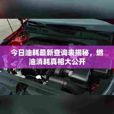 今日油耗最新查询表揭秘,燃油消耗真相大公开