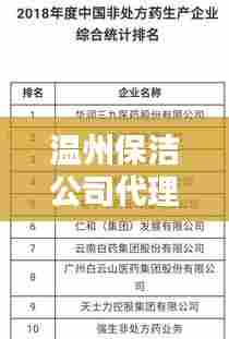 温州保洁公司代理商权威排名榜单揭晓