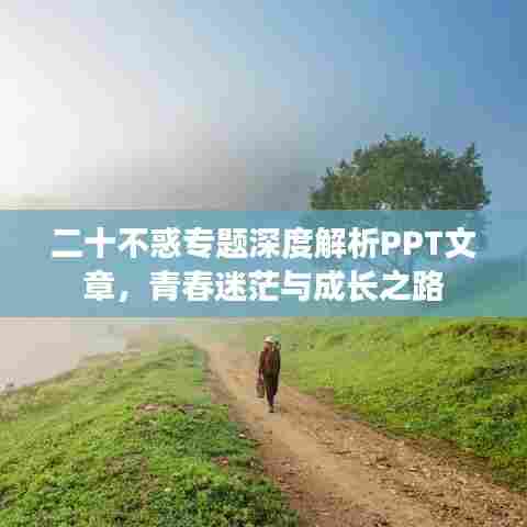 二十不惑专题深度解析PPT文章，青春迷茫与成长之路