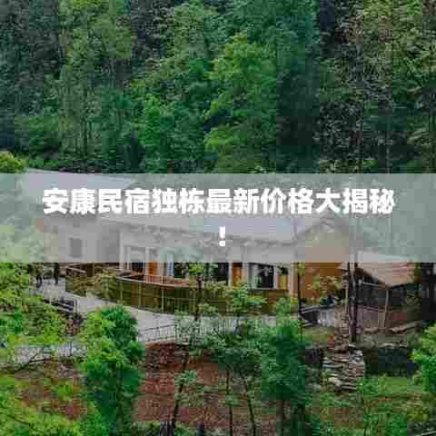 安康民宿独栋最新价格大揭秘!