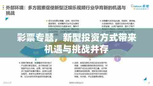 彩票专题，新型投资方式带来机遇与挑战并存
