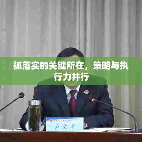 抓落实的关键所在,策略与执行力并行