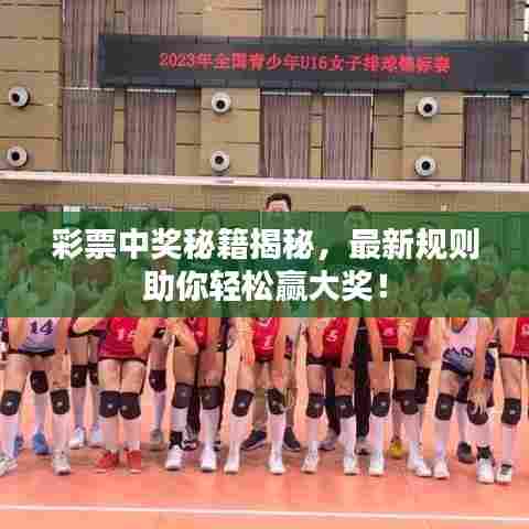 彩票中奖秘籍揭秘,最新规则助你轻松赢大奖!