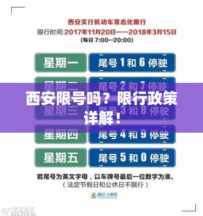 西安限号吗?限行政策详解!