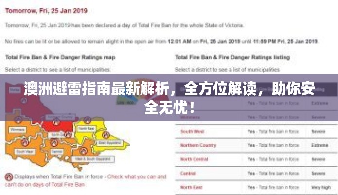 澳洲避雷指南最新解析，全方位解读，助你安全无忧！