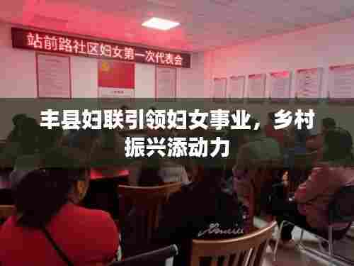 丰县妇联引领妇女事业,乡村振兴添动力