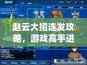 赵云大招连发攻略,游戏高手进阶秘籍!