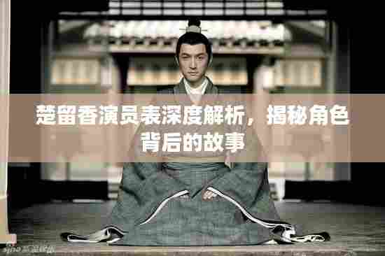 楚留香演员表深度解析，揭秘角色背后的故事