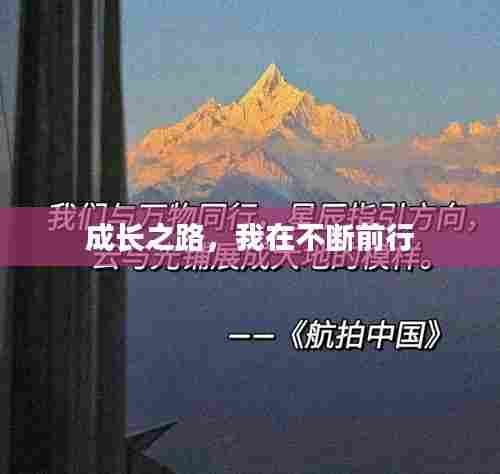 成长之路，我在不断前行