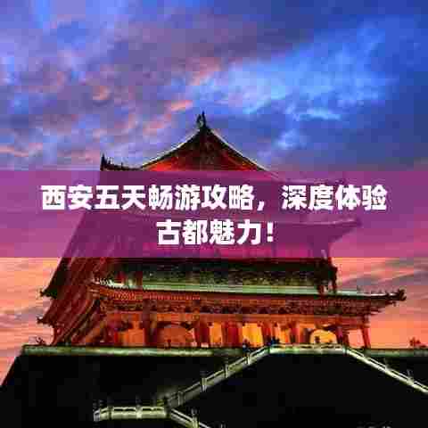 西安五天畅游攻略,深度体验古都魅力!