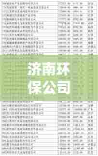济南环保公司排名榜揭晓,权威大型环保企业榜单出炉!