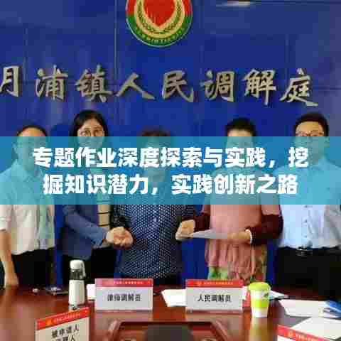专题作业深度探索与实践,挖掘知识潜力,实践创新之路