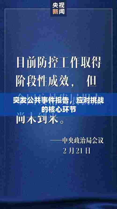 突发公共事件报告，应对挑战的核心环节