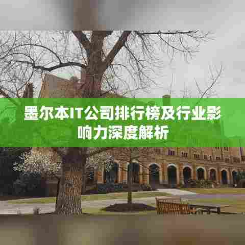 墨尔本IT公司排行榜及行业影响力深度解析