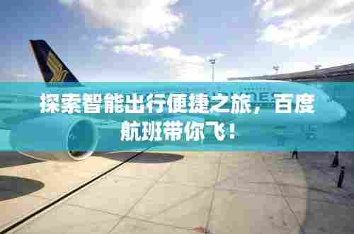 探索智能出行便捷之旅，百度航班带你飞！
