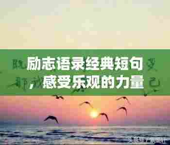 励志语录经典短句,感受乐观的力量,百度收录标准标题。