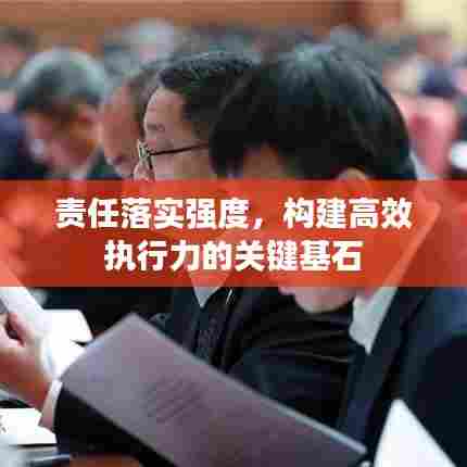 责任落实强度，构建高效执行力的关键基石