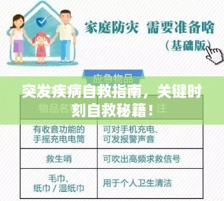 突发疾病自救指南，关键时刻自救秘籍！