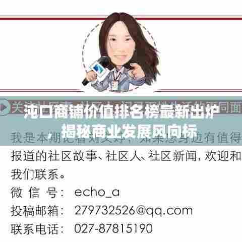 沌口商铺价值排名榜最新出炉，揭秘商业发展风向标