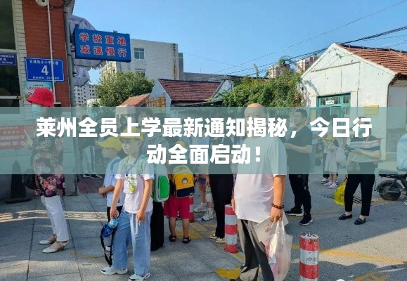 莱州全员上学最新通知揭秘，今日行动全面启动！