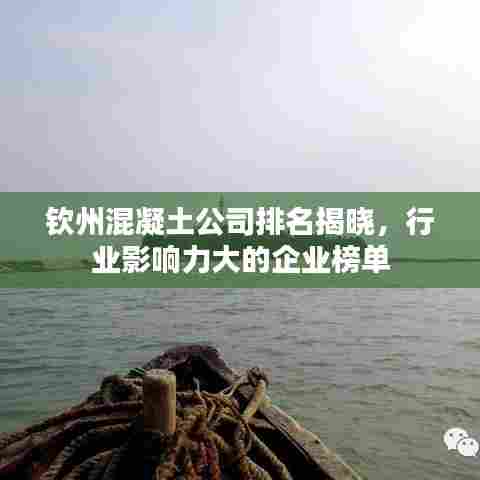 钦州混凝土公司排名揭晓，行业影响力大的企业榜单