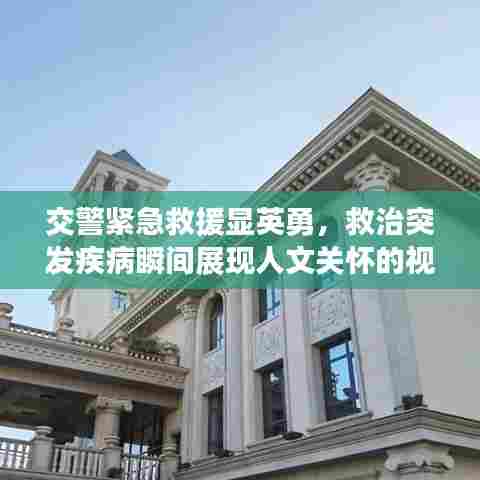 交警紧急救援显英勇，救治突发疾病瞬间展现人文关怀的视频！
