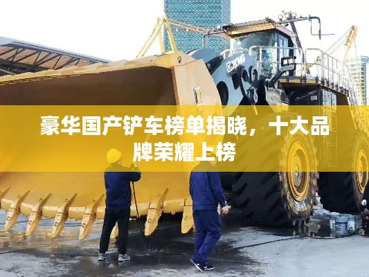 豪华国产铲车榜单揭晓,十大品牌荣耀上榜