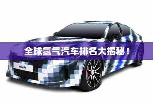 全球氢气汽车排名大揭秘!