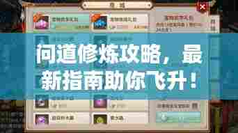 问道修炼攻略，最新指南助你飞升！