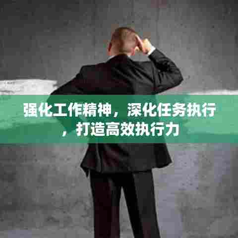 强化工作精神，深化任务执行，打造高效执行力