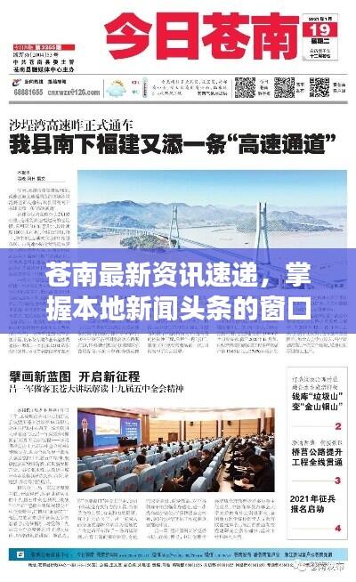 苍南最新资讯速递,掌握本地新闻头条的窗口