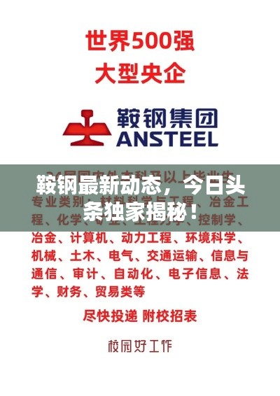 鞍钢最新动态，今日头条独家揭秘！