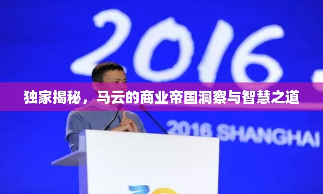 独家揭秘，马云的商业帝国洞察与智慧之道