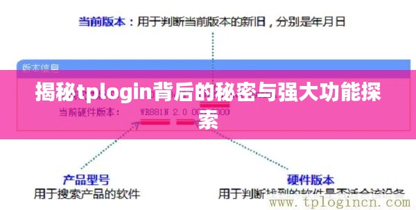 揭秘tplogin背后的秘密与强大功能探索