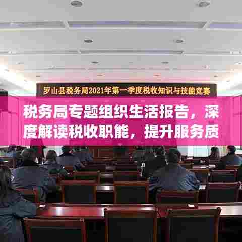 税务局专题组织生活报告,深度解读税收职能,提升服务质量!