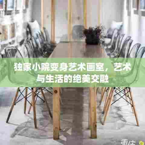 独家小院变身艺术画室，艺术与生活的绝美交融