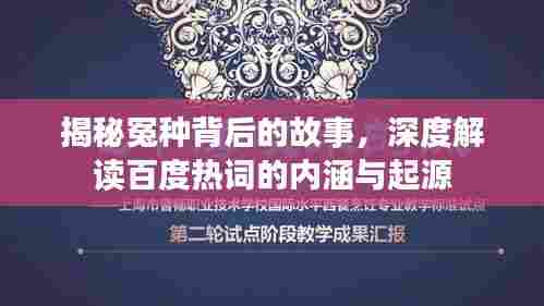 揭秘冤种背后的故事，深度解读百度热词的内涵与起源