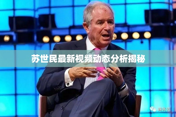 苏世民最新视频动态分析揭秘