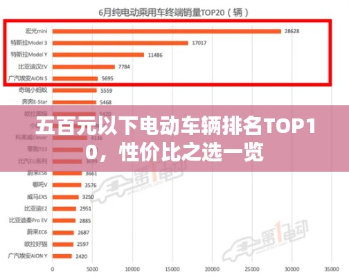 五百元以下电动车辆排名TOP10，性价比之选一览