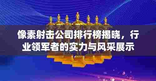 像素射击公司排行榜揭晓,行业领军者的实力与风采展示