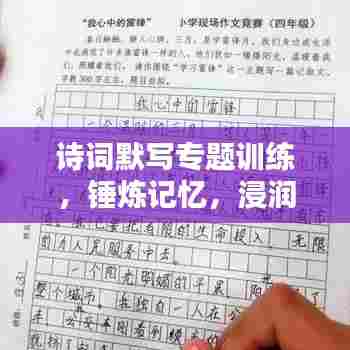 诗词默写专题训练,锤炼记忆,浸润文化力量