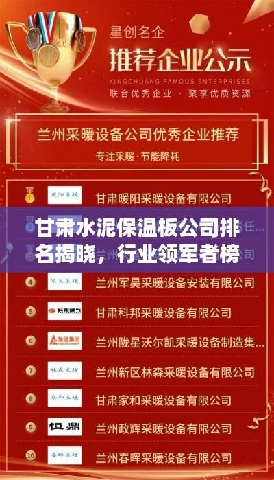 甘肃水泥保温板公司排名揭晓，行业领军者榜单出炉！
