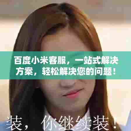 百度小米客服，一站式解决方案，轻松解决您的问题！