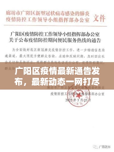 广阳区疫情最新通告发布，最新动态一网打尽！