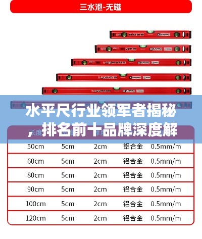 水平尺行业领军者揭秘，排名前十品牌深度解析