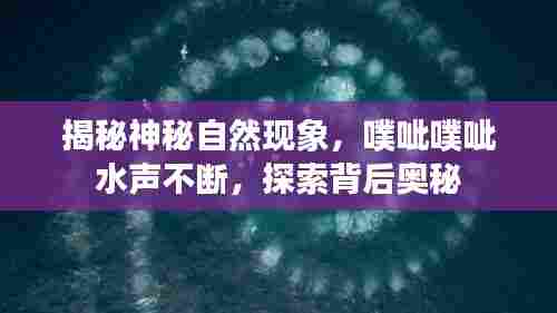 揭秘神秘自然现象,噗呲噗呲水声不断,探索背后奥秘