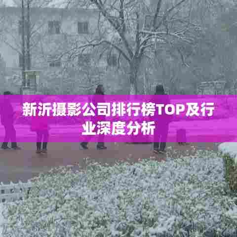 新沂摄影公司排行榜TOP及行业深度分析